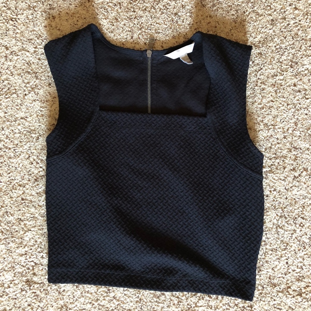 Banana Republic Black Crop Top